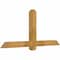 Ekena Millwork Eugene Rough Sawn Timber Gable Bracket, Western Red Cedar, 60"W x 27"H x 4"D x 4"F, 11/12 Pitch GBW060X27X0404EUG00RWR - alternate 2